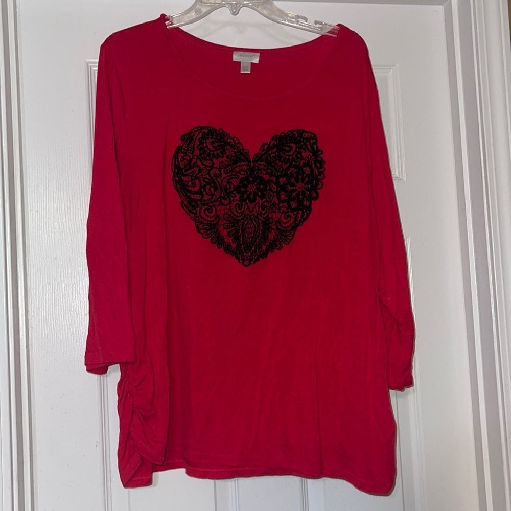 Soft Avenue heart top 26/28